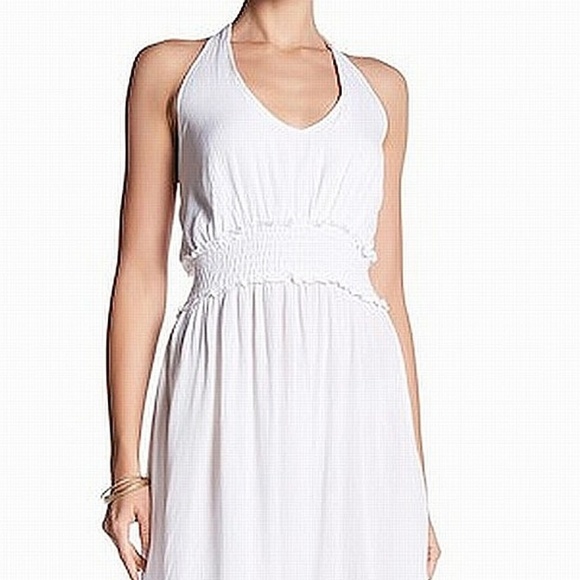 NWT white beach dress  - Picture 1 of 8
